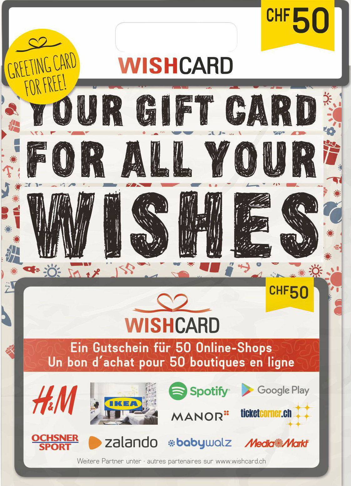 Carte cadeau carte de vœux